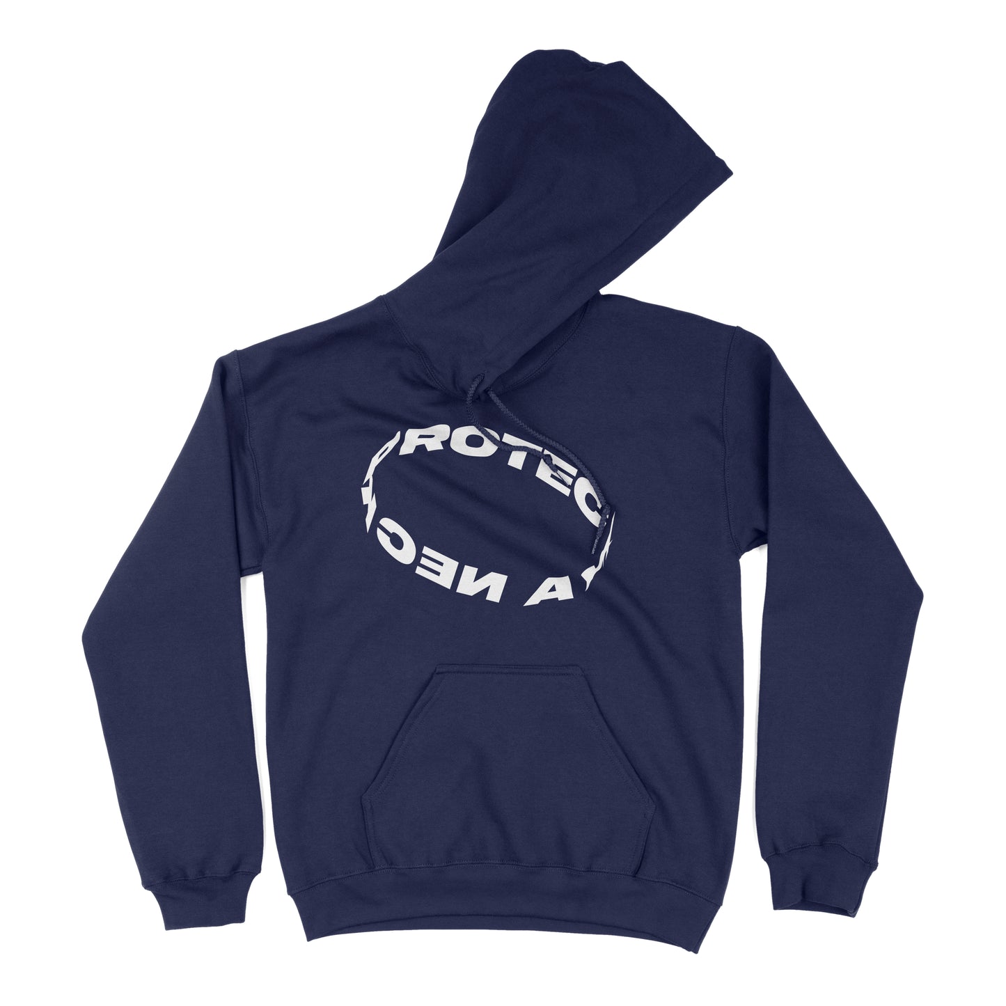 Protect Ya Neck Navy Blue Hoodie